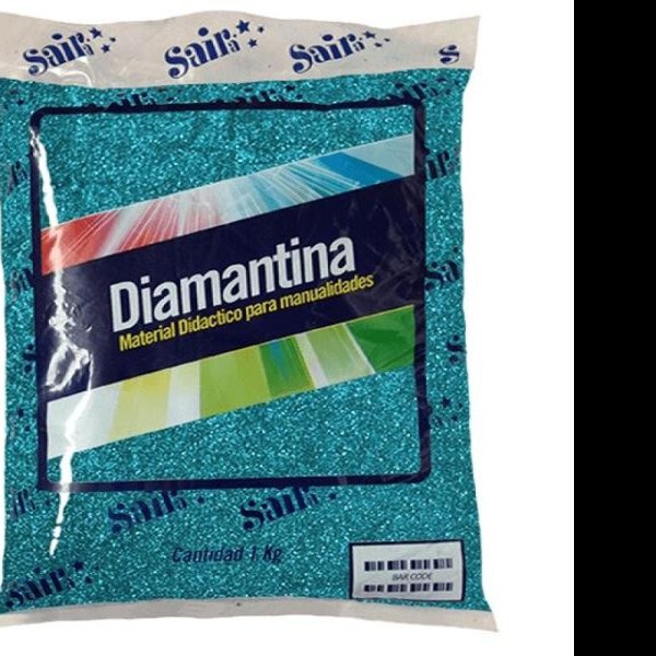 DIAMANTINA FINA BOL. 50G. 07 TURQUESA E.20